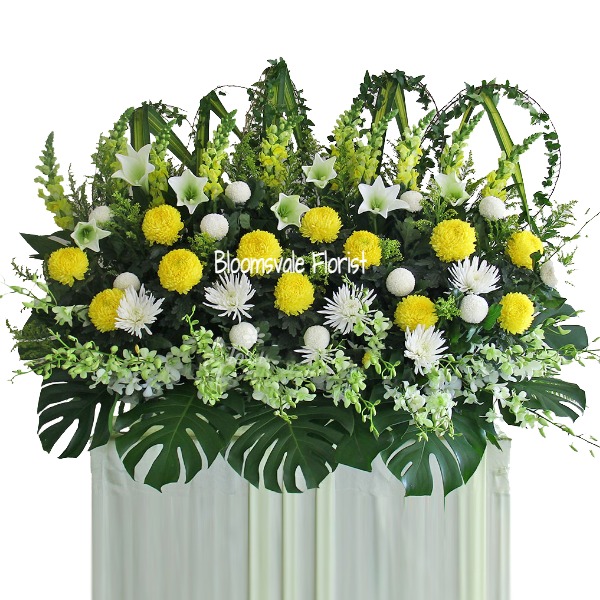 Premium Funeral Flower Stand Deliver Flower to Bliss Garden Shah Alam