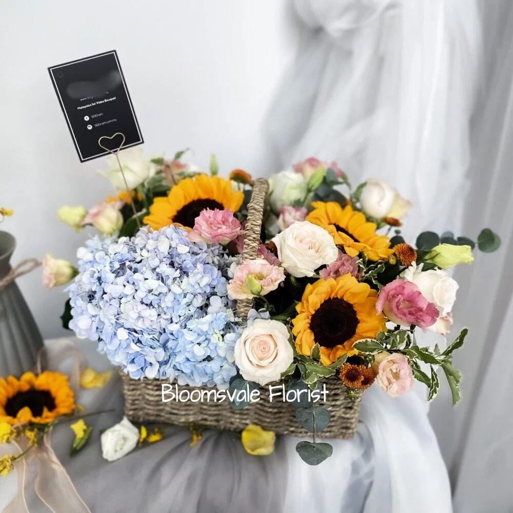 Stunning Flower Baskets Online KL, Malaysia, Same Day